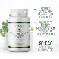 Vitamin D3 + K2 High Strength