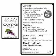 Clary Sage Organic Essential Oil