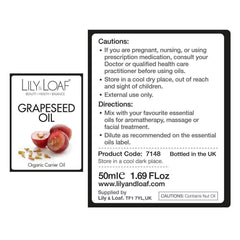 Grapeseed Organic Carrier Oil