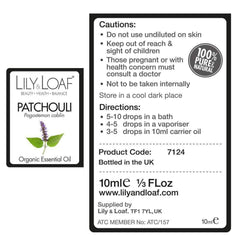 Patchouli Organic Essential Oil