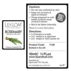 Rosemary Organic Essential Oil