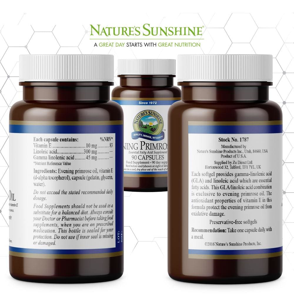 Nature’s Sunshine - Evening Primrose Oil (90 Softgel Capsules) - Softgel Capsule