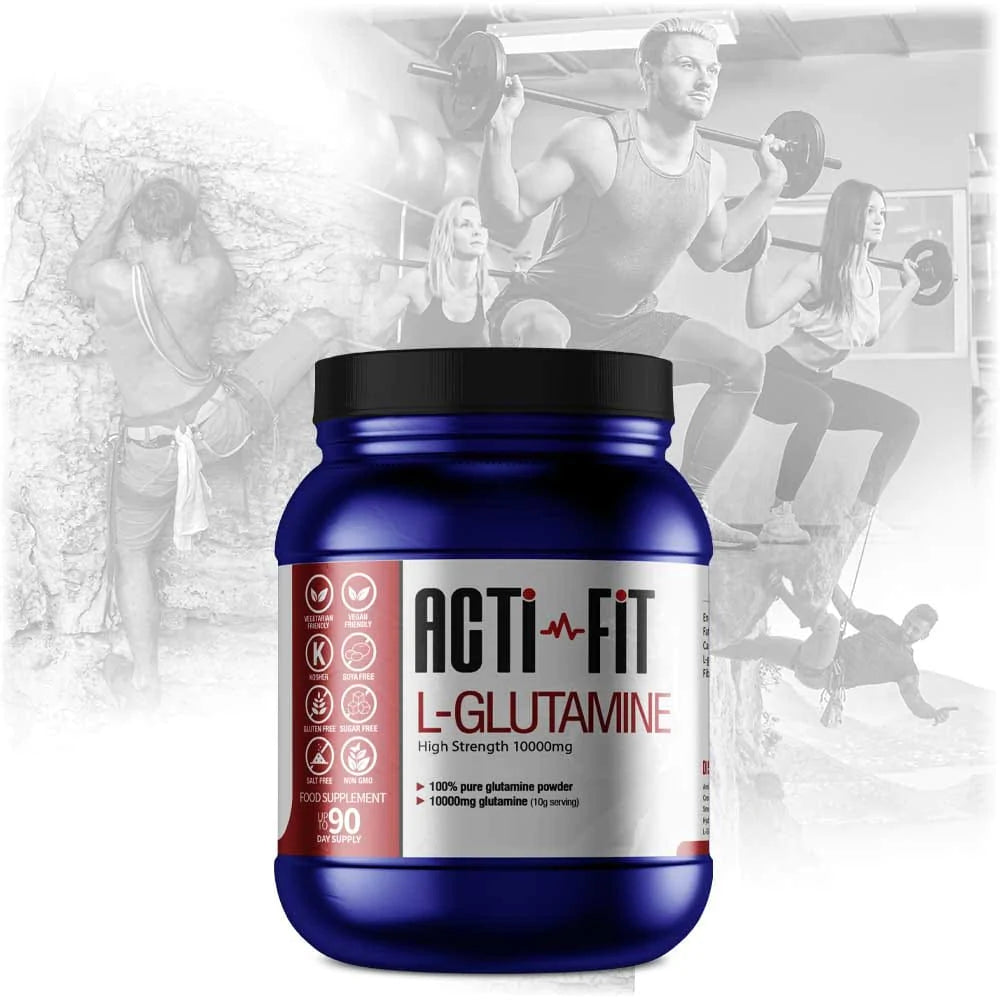 Acti-Fit - L-Glutamine 10000mg 450g - High Strength - Powder