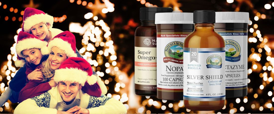 Stay Energised and Avoid Festive Fat Storage: Glucose Hacks and our Top Nature's Sunshine Products for a Healthier Holiday Season