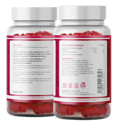 Apple Cider Vinegar Gummies Label Information