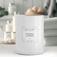 Freesia & Cedar Soy Wax Candle