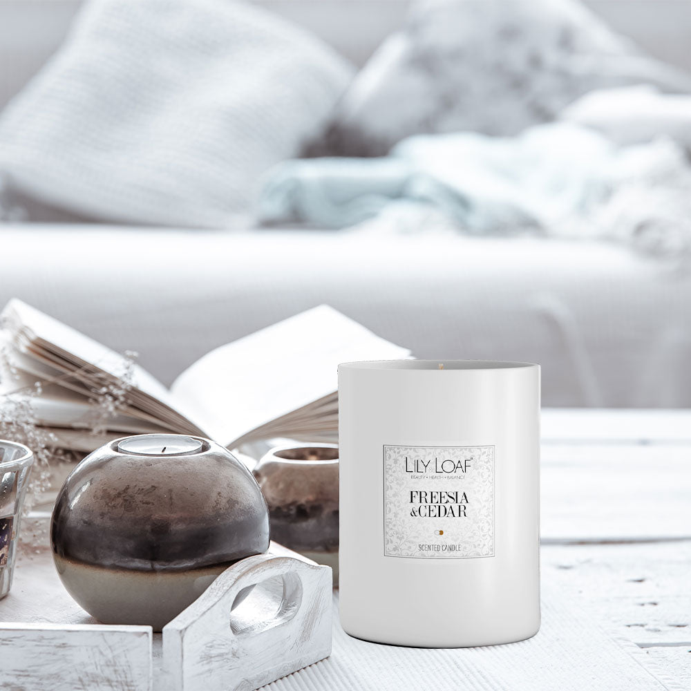 Freesia & Cedar Soy Wax Candle