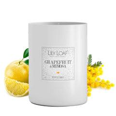 Grapefruit & Mimosa Soy Wax Candle