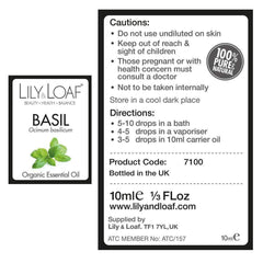 Basil Organic Essential Oil