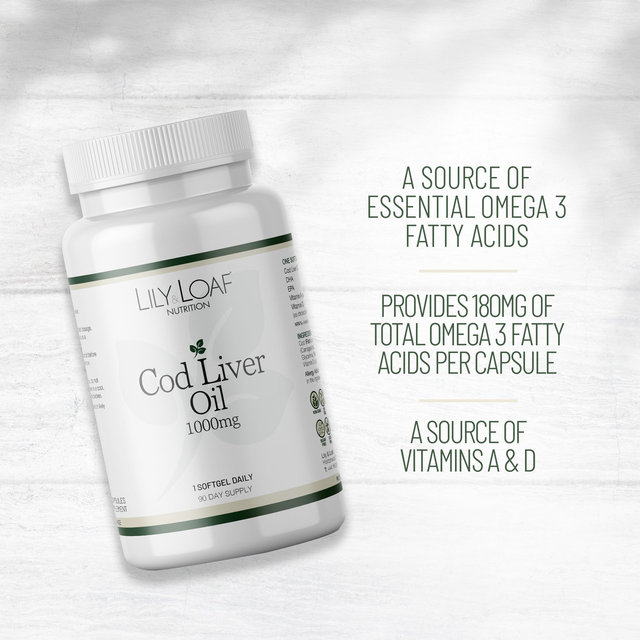 Cod Liver Oil 1000mg