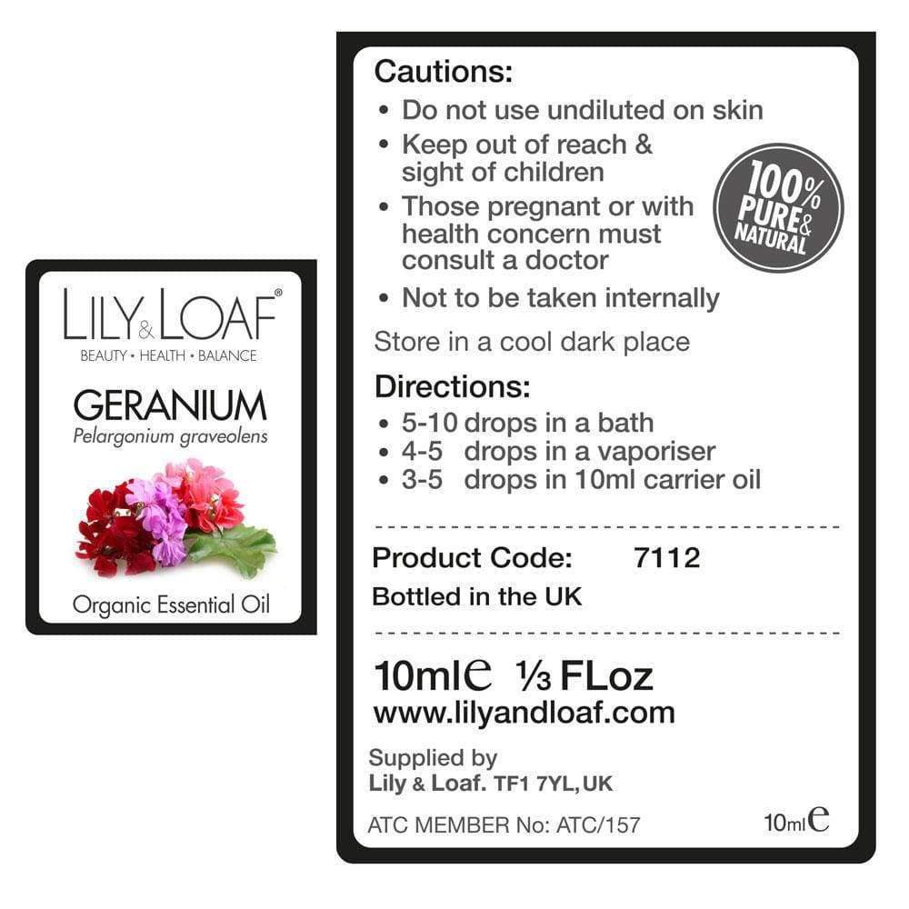 Geranium Organic Essential Oil