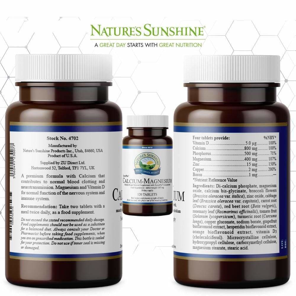 Nature’s Sunshine - Calcium-Magnesium (120 Tablets) - Tablet