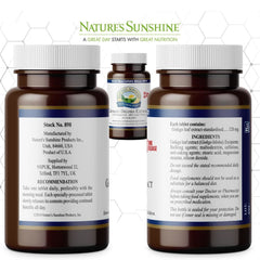 Nature’s Sunshine - Ginkgo Biloba Extract - Timed Release (30 Tablets) - Capsule