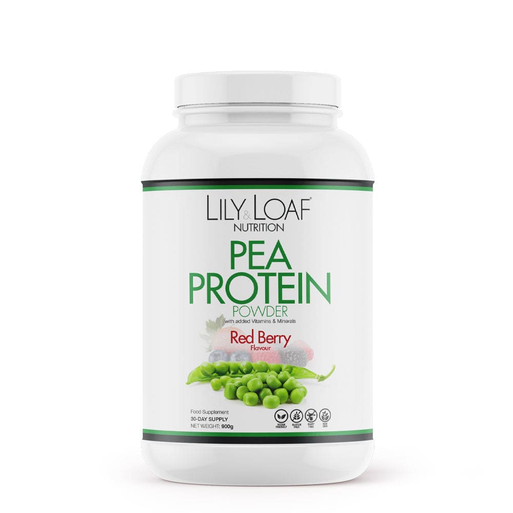 Lily and Loaf - Red Berry Pea Protein Powder (900g) - Powder